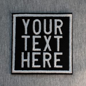 Custom Patch uk Sqaure 75mm